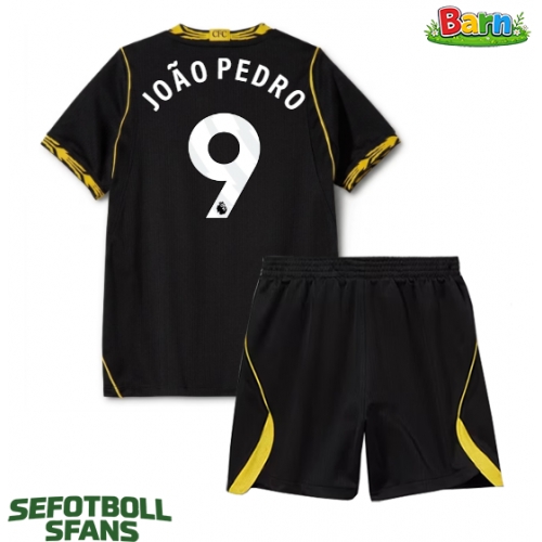 Chelsea Joao Pedro #9 Bortaställ Barn 2026-27 Kortärmad (+ Korta byxor)
